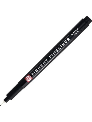 Odea Pigment Fineliner Teknik Çizim Kalemi, 0.35MM, Siyah