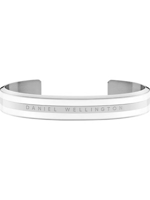 Daniel Wellington Classic Bracelet Silver Satin White Medium DW00400008 Bileklik