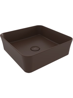 Bocchı Bocchi Sottile Slim Line Tezgah Üstü Lavabo 38 cm Mat Kahve - 1477-025-0125