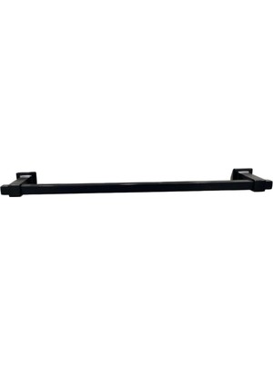 Mythriva System Q-Lıne Duvara Monte Uzun Havluluk Siyah 45 cm