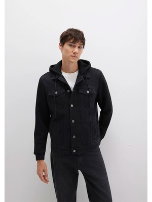 Mavi Lenny 90LAR Rinse Antrasit Jean Ceket 0112735-90769