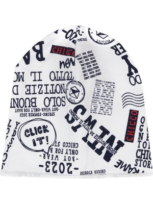 Odea Tr Unisex Bebek Şapka, Siyah/beyaz, 0 Ay