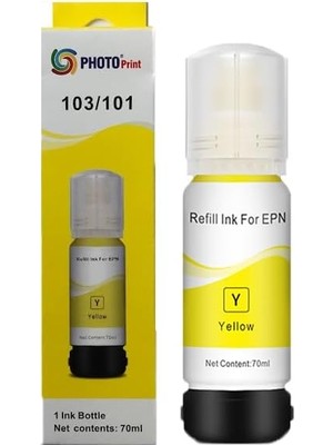 Odea Tr Epson 103 Uyumlu Sarı Ithal Muadil Mürekkep 70 ml