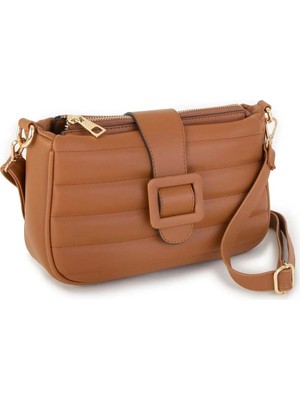Ada Çanta Kırtasiye Nas Bag Kadın Çapraz Çanta Taba ARD786582