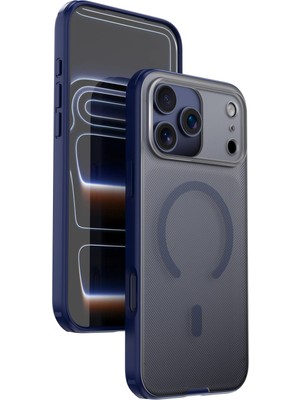 Apple Njoyny Frosted iPhone 18 Pro Max Magsafe Kılıf