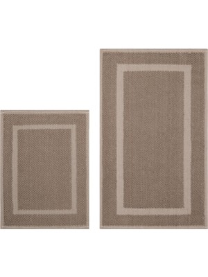Mudo Home DAISY 2'Lİ BANYO PASPAS SETİ BEJ