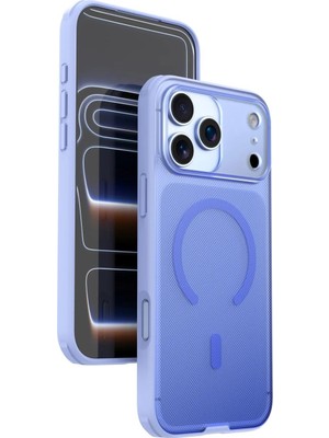 Apple Njoyny Frosted iPhone 18 Pro Max Magsafe Kılıf