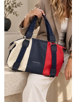 Lacivert Just Polo Spor Çantası Omuz Çantası