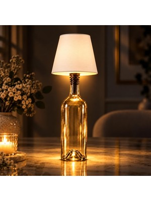 Şişe Tipi LED Masa Lambası(Şişe Dahil Değildir), 3 Işık Seçenekli Dokunmatik Dekoratif Ayd�