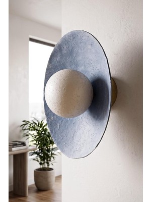Die Grup Tr Handmade Wabi Sabi Kardon Beton Aplik - Azzuro