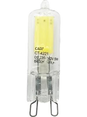 Cata CT-4221B 5W G9 LED Kapsül Ampul 220V Beyaz Işık 6400K