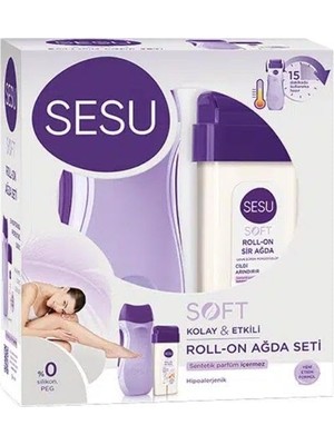 Mythriva Sesu Roll-On Ağda Mor Makineli Set Soft 2022 Kadınlar Için