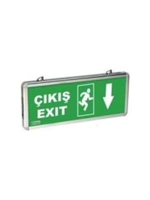 Acil Çıkış Aşağı Ok Pelsan