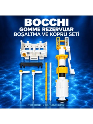 Bocchi Bocchı Gömme Rezervuar Boşaltma, Köprü ve Itici Çubuk Seti