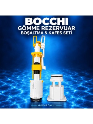 Bocchi Bocchı Gömme Rezervuar Boşaltma, Alt Kafes ve O-Ring Seti