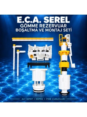 E.c.a. Serel Gömme Rezervuar Boşaltma, Alt Sepet ve Montaj Seti