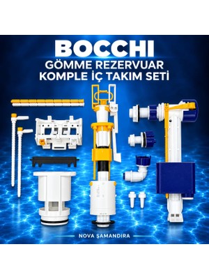 Bocchi Bocchı Gömme Rezervuar Komple Iç Takım ve Tamir Seti – Nova Şamandıralı