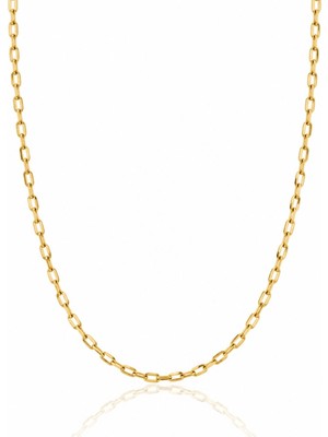 14 K Altın Görünümlü Xuping Minik Ataç Kolye 60 cm