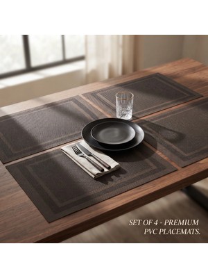 Epinox 6'lı Amerikan Servis Pvc 30X45CM (AS-10G)