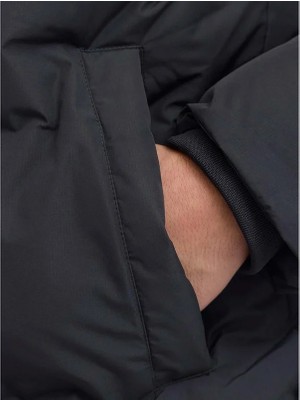 Jack & Jones JJESOHO PUFFER HOOD SN Siyah Erkek Mont