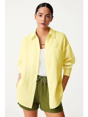 Hak Oversize Basic Müslin GÖMLEK