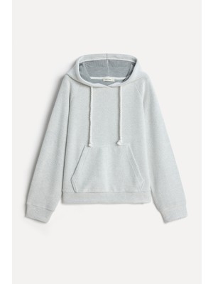 Mudo Kadın Ekru Kapüşonlu Sweatshirt