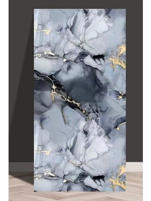 Tetik 10 Adet 60X30 Kendinden Yapışkanlı Pvc Duvar Paneli, Siyah, 30 x 61