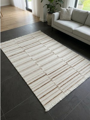 Fenomen Carpet Colors B4990A Modern Iskandinav Tarzı Kaliteli Bukle Dokuma Kabartmalı Halısı Kahve