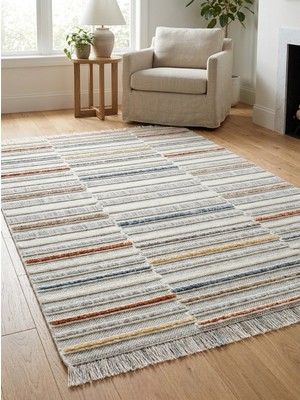 Fenomen Carpet Colors B4990A Modern Iskandinav Tarzı Kaliteli Bukle Dokuma Kabartmalı Halısı Multi