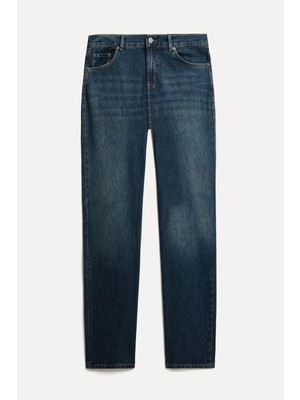 Mudo Erkek İndigo Straight Fit Jean Pantolon