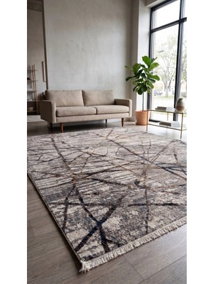 Fenomen Carpet Discovery 1532A Vintage ve Zamansız Tasarımı Ile Discovery Halı Modern Desenli Kahve Renginde Halı