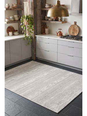 Fenomen Carpet Talya 51528A Modern Geometrik Desenli Gri Halı Oturma Odası Salon Yatak Odası Mutfak Koridor Halısı Tozumaz Gri