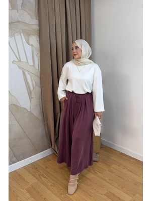 Salisburys Molly Nelly Kadın Salaş Bol Paça Pantolon