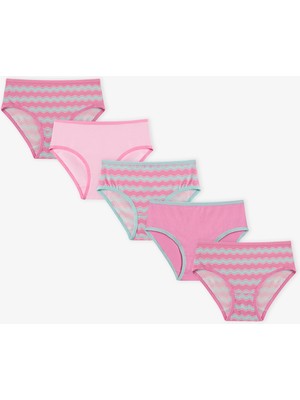 Penti Kız Çocuk Pembe Sitting Deniz Kızı 5'li Slip Külot