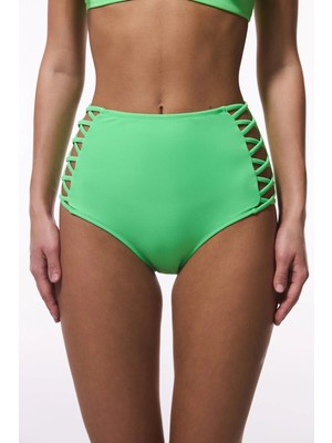 Penti Yeşil High Fashion Yüksek Bel Bikini Altı