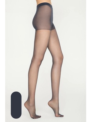 Penti Fit 15 Lacivert Külotlu Çorap