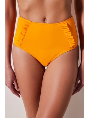 Penti High Ruffle Turuncu Bikini Altı