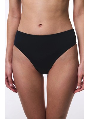 Siyah Cover Yüksek Bel Bikini Altı