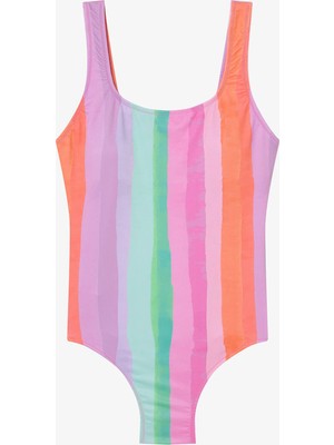 Kız Çocuk Ocean Çizgili Sport Mayo