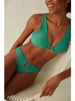 Penti Açık Yeşil Meadow Aksesuar Detaylı Bikini Altı