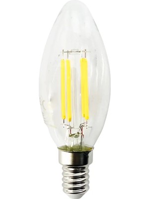 Cata CT-4066G 4W Buji Rustik LED Ampul E14 Duy 3000K Günışığı 400 Lümen Dekoratif Ampul