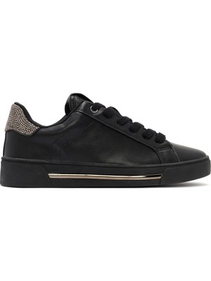 Derimod Kadın Siyah Bağcıklı Taşlı Sneaker AF520001SV