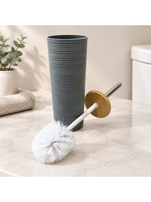 Bambu Kapaklı Klozet Fırçası