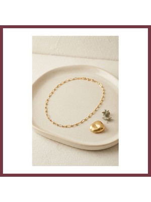 Storeşahin cm Top ve Halka Zincir Model 50 cm Gold Renk Kadın Kolye SHN0720