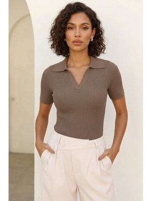 Youknitwear You Penny %100 Pamuk Polo Yaka Triko