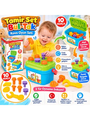 Oyunca Tamir Set Bul-Tak Kova Oyun Seti