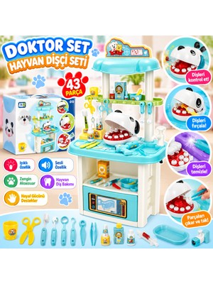 Oyunca S00004902 Doktor Set Hayvan Dişçi Seti 43PRÇ