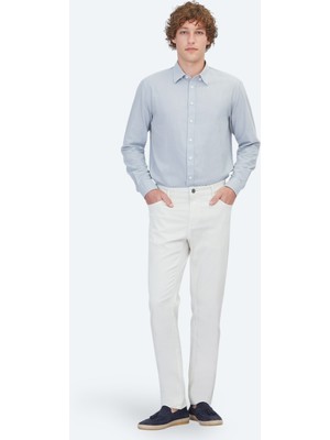 Kip Taş Dokuma Slim Fit Spor Pamuk Karışımlı Pantolon