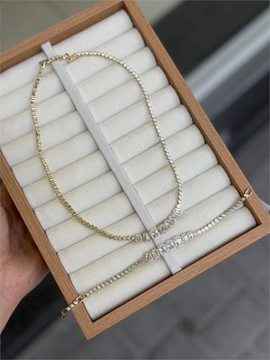 Xuping Baget Set  Kolye - Altın