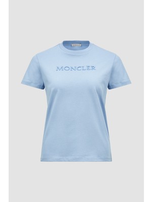 Moncler Monogram Nakışlı Pamuklu  Jarse Tişört K10938C0000889AUO713